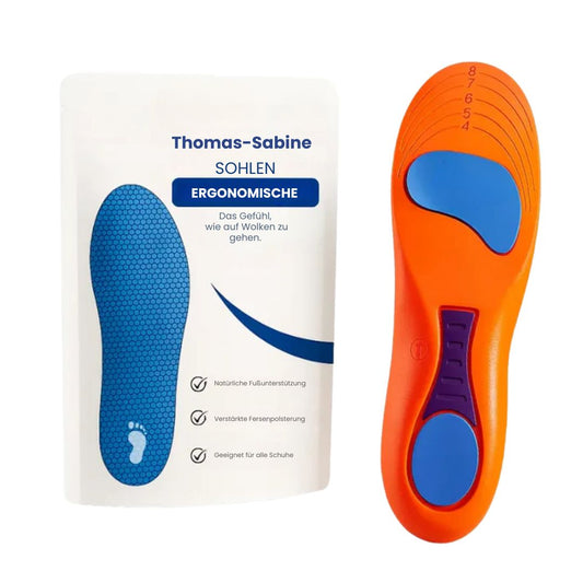 Paar ergonomischer Einlegesohlen