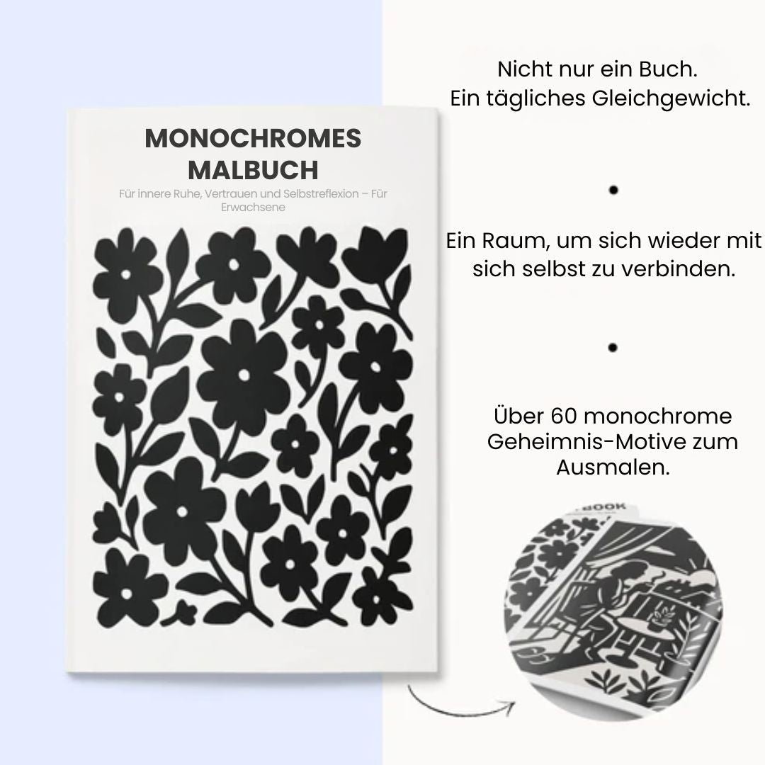 118 Ein-Farben-Malbuch für innere Ruhe & Selbstreflexion – Bild 1