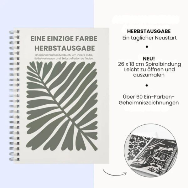 Ein-Farben-Malbuch – Herbstausgabe (Neu)