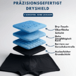 Herren Ultra-saugfähige Inkontinenz-Boxershorts – Bild 5